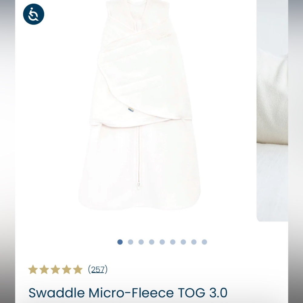 Halo Cream Sleep Swaddle